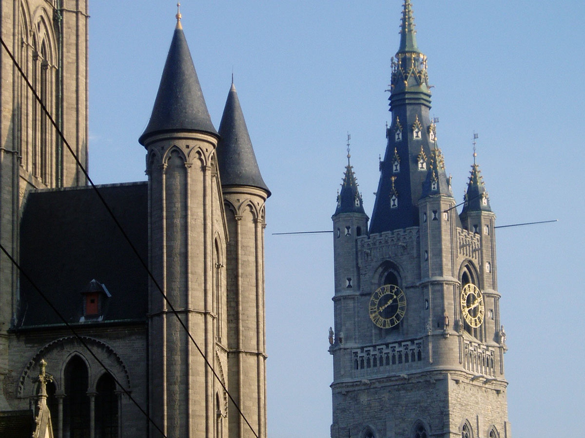 16-Ghent Gothic Towers